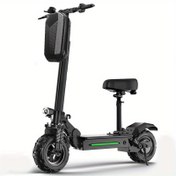 Resim Yaratıcı elektrikli scooter gidon depolama çantası - Dayanıklı EVA kasa, büyük kapasiteli çıkarılabilir tasarım, bisikletler ve denge tahtaları için uygun, evrensel boyut, siyah, en uygun fiyatlı ürünler. 