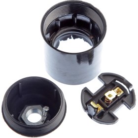 Resim Tek-İş Duy E-27 Bakalit Düz E27 Duy 