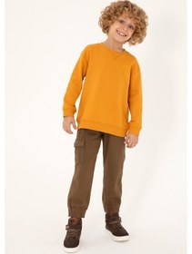 Resim U.s. Polo Assn. Erkek Çocuk Haki Pantolon Kanvas-chino 50298581-vr027 Haki 