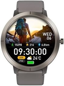 Resim Spovan Atlasphere Pro Dahili GPS AMOLED Ekran 5ATM Sesli Görüşme Akıllı Saat 