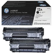 Resim HP Q2612ad (12ad) Siyah Toner (2.200 X2 Sayfa) 
