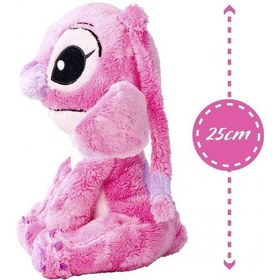 Resim Stitch Angel Lisanslı Oyuncak Peluş 25 Cm Renkli 