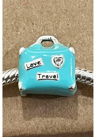 Resim Fubena Love & Travel Seyahat Çantası Charm Gümüş 