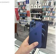 Resim Apple iPhone 12 Pro Max İkinci El YD | 128 GB | Mavi İkinci El Iphone 12 Pro Max 128Gb Pil 79 Degişensiz 3Ay Fiziksel Sim