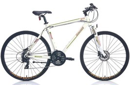 Resim Touring 513 28 Jant 21 Vites 460H HD Altın Beyaz Bisiklet Bianchi
