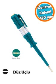 Resim HALL BREATHE Elektrik Kontrol Kalemi 140 mm, Faz ve Voltaj Ölçüm Tornavidası, Düz Uç 