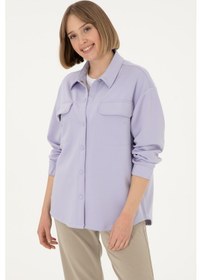 Resim U.s. Polo Assn. Kadın Lila Gömlek Örme 50292455-vr034 Lila 