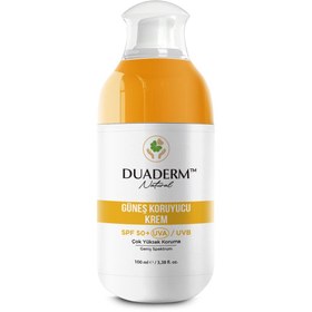 Resim Duaderm Nemlendirici Besleyici Yüz Ve Vücut Güneş Kremi 50spf (Vİ?TAMİ?N E UVA UVB) 100ml 