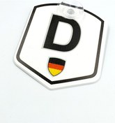 Resim Etiketçilere Özel Almanya (D) Harfi Cam Süsü Pleksi Vantuzlu Arma (552064439) 