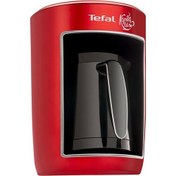 Resim TEFAL Köpüklüm Auto Tcm Cezve Kırmızı Türk Kahve Makinesi 