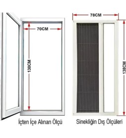 Resim Akpen Akordiyon Double Pileli Pencere Sineklik Antrasit MAX.150 X 150 cm ye kadar İSTEDİĞİNİZ ÖLÇÜYÜ VEREBİLİRSİNİZ 