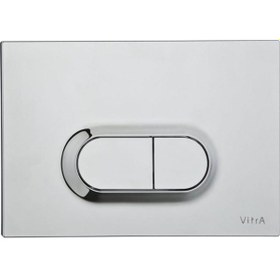 Resim VitrA Loop 740-0940 O Kumanda Paneli. Paslanmaz Çelik 