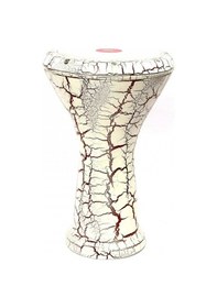 Resim Mısır Darbuka - Beyaz Desenli-9020648570810 