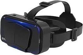 Resim ieron 3D Gözlük VR Sanal Gerçeklik Kulaklık 360° Panorama Büyük Ekran An-Ti Bluelight Ayarlanabilir Göz bebeği mesafesi film oyunları için 