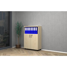 Resim Vena Yarım Kapak Dolap Akçaağaç (80x35x115) 