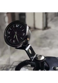 Resim Artfulabode Suntek Siyah Motosiklet Kadranı Dijital Dekoratif Saat Ea Siyah 