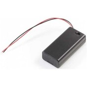 Resim Modülelektronik-2'Li Aa Pil Yuvası (Kapaklı Ve Switchli) 
