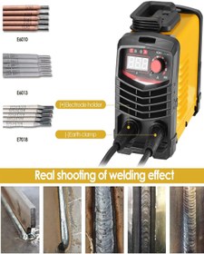 Resim MOONSHOP Yerli Montaj MMA-200 Amper Profesyonel Dijital Göstergeli Çift Kart Soğutmalı İnverter Kaynak 