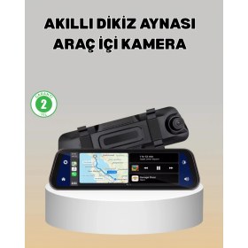 Resim Marsilyan Gece Görüşlü Araç Dikiz Aynası Kamera Park Monitörlü 