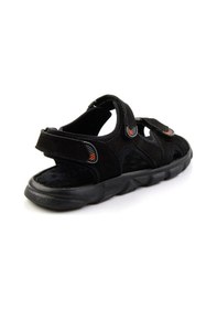 Resim Bambi Siyah Leather Erkek Sandalet E05078102501 Siyah 