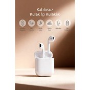 Resim Piranha 9946 Wireless Kablosuz Kulak Içi Kulaklık Beyaz Renkli Kulakiçi Stereo Müzik Dinleme 