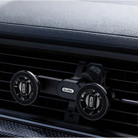 Resim Go Des Gd-hd365 Havalandırma Tasarım 2in1 Magnetik Araç Telefon Tutucu Siyah 