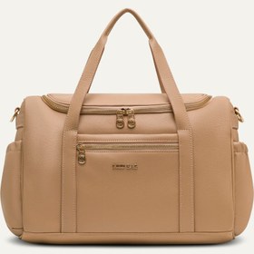 Resim Serena Vizon E. Deri Gold Bebek Çantası 