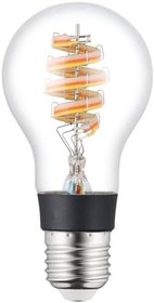 Resim Eglo 110271 E27-LED-A60 Ampul 1X4,9W Şeffaf 3000K 320 Lümen Dim Edilebilir 