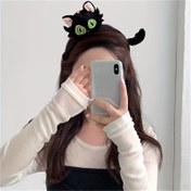 Resim Velur Kedi Kulak Bantları, Şirin Tatlı Stil ile Hayvan Aksesuarları, Renk Eşleşen Kıyafet Süsleme Bantları, Tüysüz Tek Parça Aksesuar, Yüz Yıkama, Maske Uygulaması, Parti Giyim, 14+ Yaşlı Kızlar İçin Uygun 