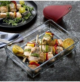 Resim Paşabahçe Premium 59334 Borcam Dikdörtgen Fırın Tepsi 