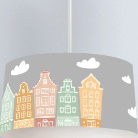 Resim instababyrooms Çocuk Odası Dijital Baskılı Dekoratif Sarkıt Avize Model 1337 