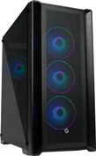 Resim FRISBY FC-9445G 850W 80+ Siyah Mesh Panel Mid Tower ATX Kasa Frisby