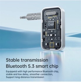 Resim Bluetooth 5.3 Verici Alıcı Adaptörü Kablosuz Ses 