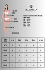 Resim Kadın Büyük Beden Kısa Kollu Yanı Büzgülü Fular Bağlamalı Eşofman Takım 8260-26 - Yeşil / 5XL 