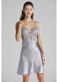Resim Pierre Cardin 6'lı Kaplı Midi Gecelik Sabahlık Set 6625 Royal Royal 