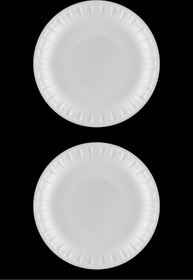 Resim Özkan Ambalaj Temizlik Çapı 17 Cm Küçük Boy Yuvarlak Köpük Tabak 100 Adet 