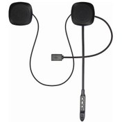 Resim Dinosaurs Bt 5.0 Motosiklet Kask Kulaklığı - Siyah 