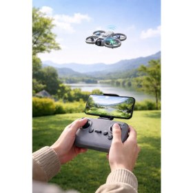 Resim Rose Teknoloji S11 Mini Neo Headless Modlu Optik Akış Sabitleme LED Işıklı 2 Bataryalı Engelden Kaçınma Özellikli Drone 
