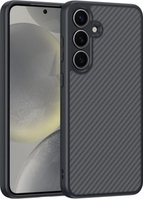 Resim Adige Samsung Galaxy Uyumlu S25 Kılıf Elnino Magsafe Carbon Fiber Kılıf 