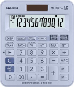 Resim Casio Mj-120dplus-lbwadpw Hesap Makinesi Desktop Gri - Siyah 