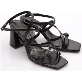 Resim Dgn 7610 Kadin Abiye Ayakkabi 7610-1710-R2337 Siyah 