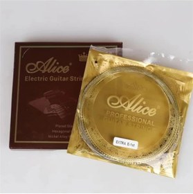 Resim AyrStore ALICE kazanan serisi AWR58SL(009 042) süper hafif konser dizeleri elektro gitar dizeleri seti 6 
