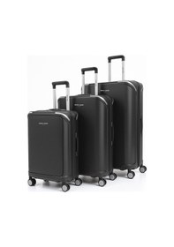 Resim Pierre Cardin 3'lü Set %100 Polipropilen Valiz Siyah 04pc7090 Siyah 