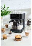 Resim Karaca Mycaffe Barista S10 Espresso Latte Ve Cappuccino Makinesi 