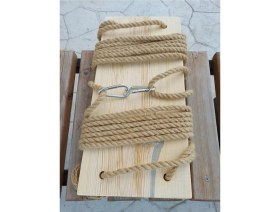 Resim BBS Dekoratif Sağlam Park Bahçe Balkon Piknik Salıncak ( El Işçiliği Kullanılmıştır ) 