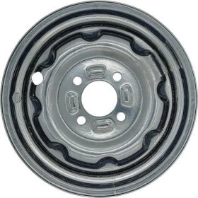 Resim SEVEN KARDEŞLER E-Yük Arabası Arka Jant 12 Inc Siyah Sibop Yan Delik 