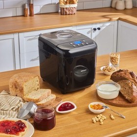 Resim Karaca Bake Compact 19 In 1 Çok Fonksiyonlu Reçel, Yoğurt, Hamur Yoğurma ve Ekmek Yapma Makinesi Inox 