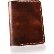 Resim Hakiki Deri Taba Ruhsat Kabı 