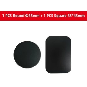 Resim GongtuShop 2 Adet 35MM 35 45MM Tarzı Ack Metal Plaka Disk Mıknatıs Araç Telefon Tutacağı Demir Sac Etiket Mıknatıs Cep Telefonu Tutucu Araç Standı Montajı (Yurt Dışından) 