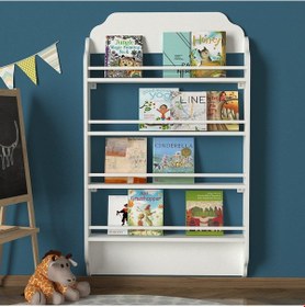 Resim Dekorister Exclusive Montessori Kitaplık Beyaz 